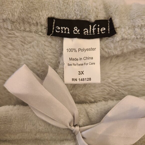 EM & ALFIE SUPER SOFT PLUSH HEART PAJAMA PANTS - Picture 6 of 6